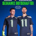 Bundesliga trifft NFL: Tim Kleindienst & Kevin Müller werden Botschafter der Seattle Seahawks