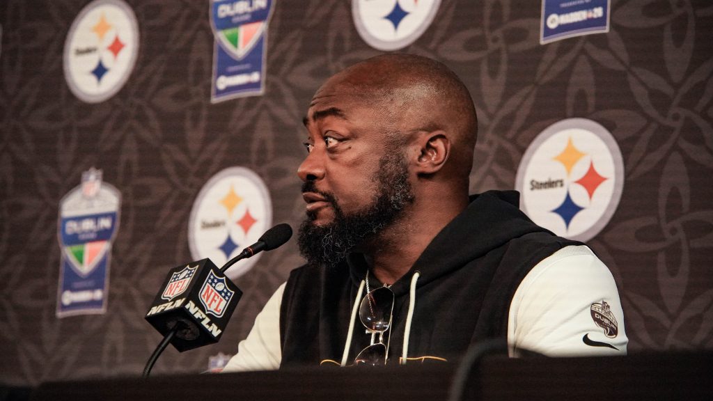 Steelers Head Coach Mike Tomlin spricht nach dem historischen NFL-Dublin-Game über den 24:21-Sieg gegen die Minnesota Vikings.