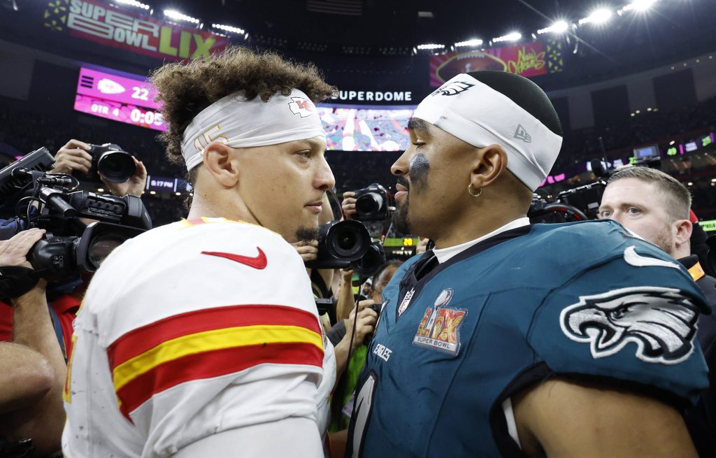 In NFL Week 2 kommt es zum Super Bowl LIX Rematch zwischen Patrick Mahomes (Kansas City Chiefs) und Jalen Hurts (Philadelphia Eagles)