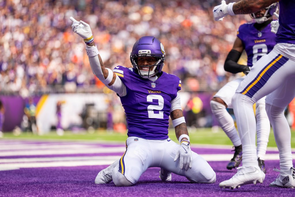 Cornerback Isaiah Rodgers #2 (Minnesota Vikings) erlebte einen absoluten Sahnetag in NFL Week 3