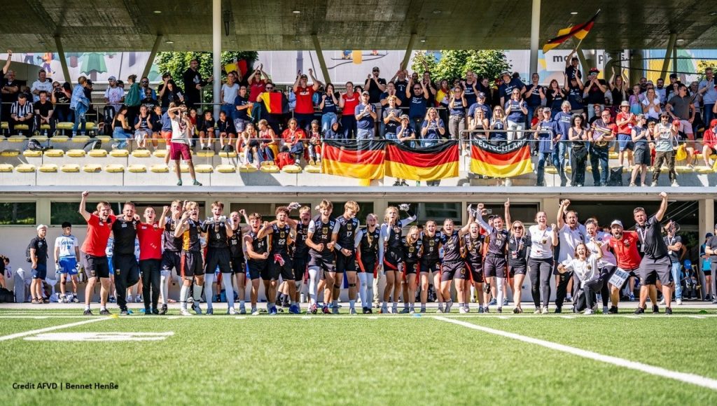 U15 Mixed-Flag Football-Nationalteam holt EM-Gold