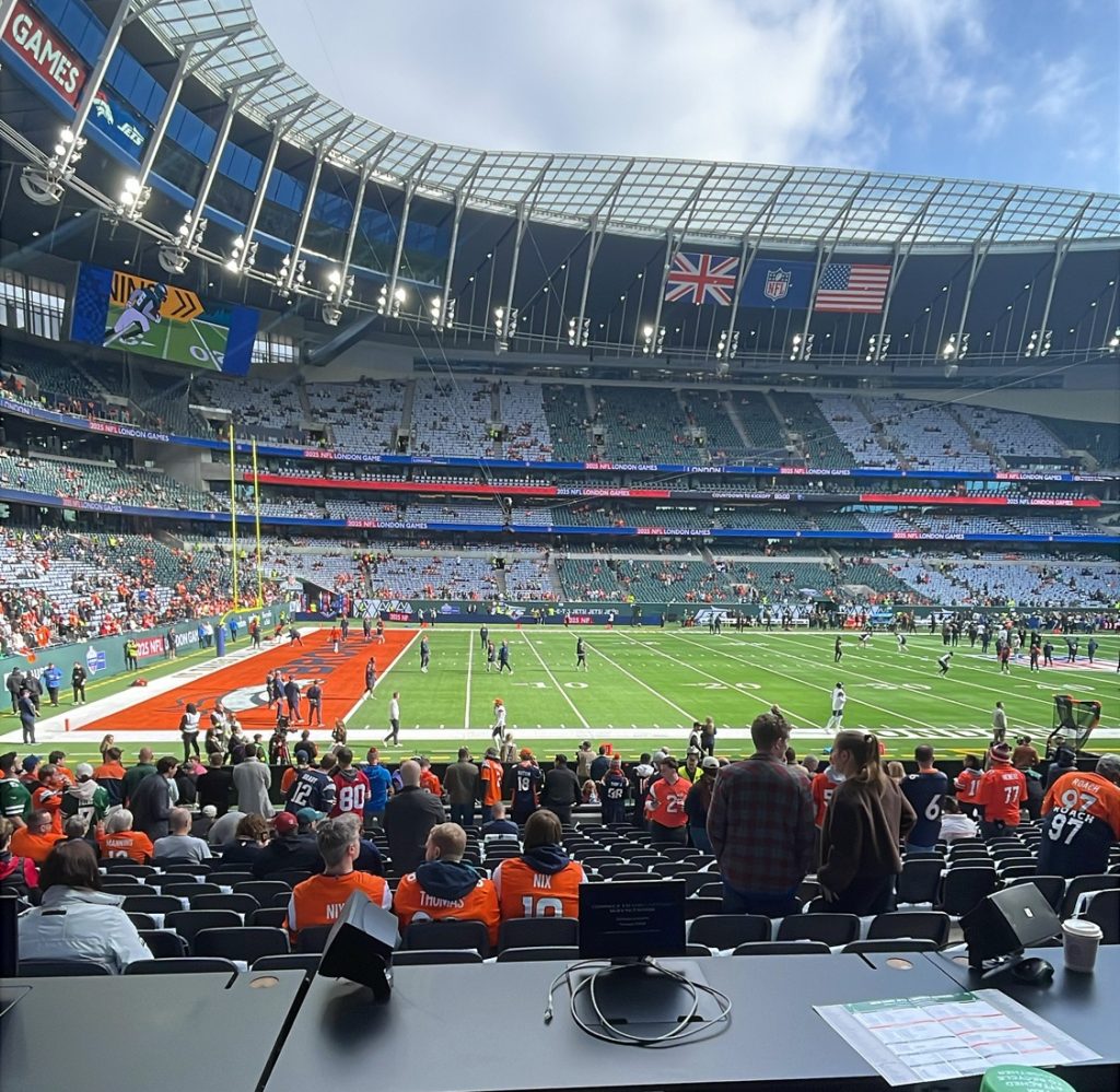 Tottenham Hotspurs Stadium (Seatview Lower Section) - NFL London Game Denver Broncos vs. New York Jets 2025