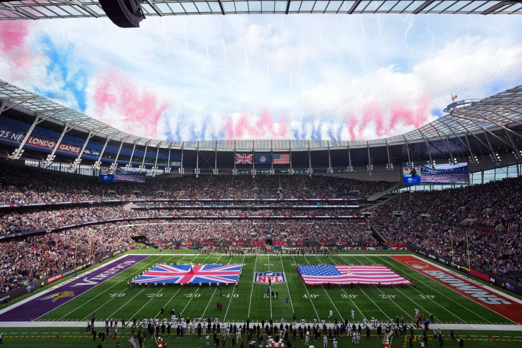 Das Tottenham Hotspur Stadium bereit für die NFL International Games – die NFLPA achtet auf Spielerwohl und optimale Bedingungen.