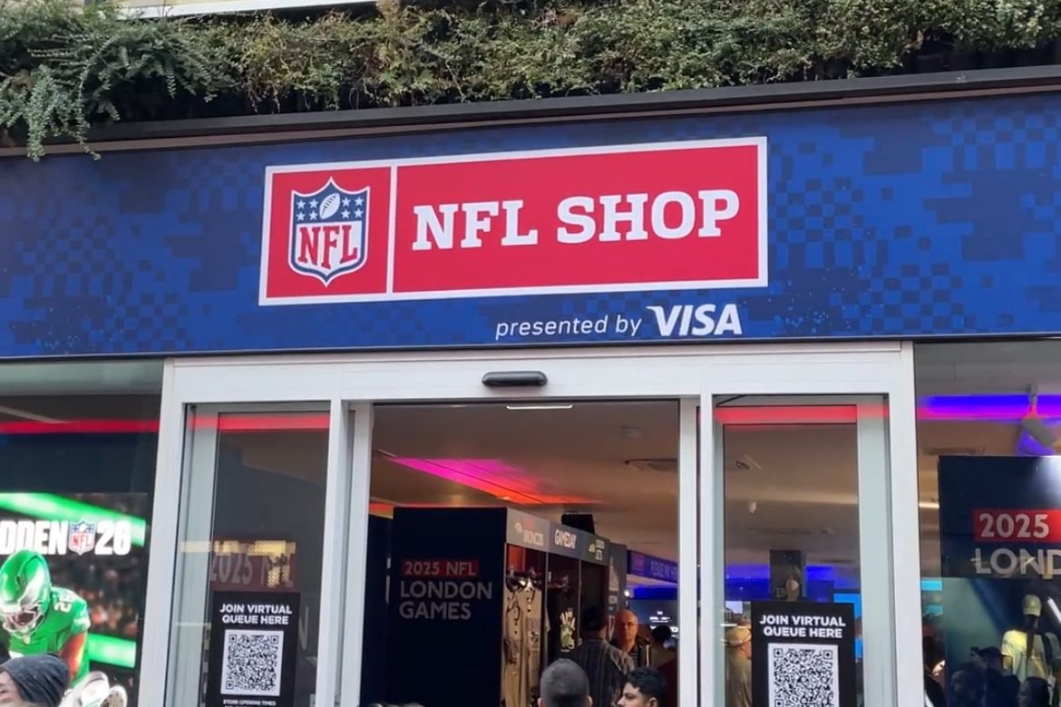 NFL Shop by Fanatics Pop-up-Store in London