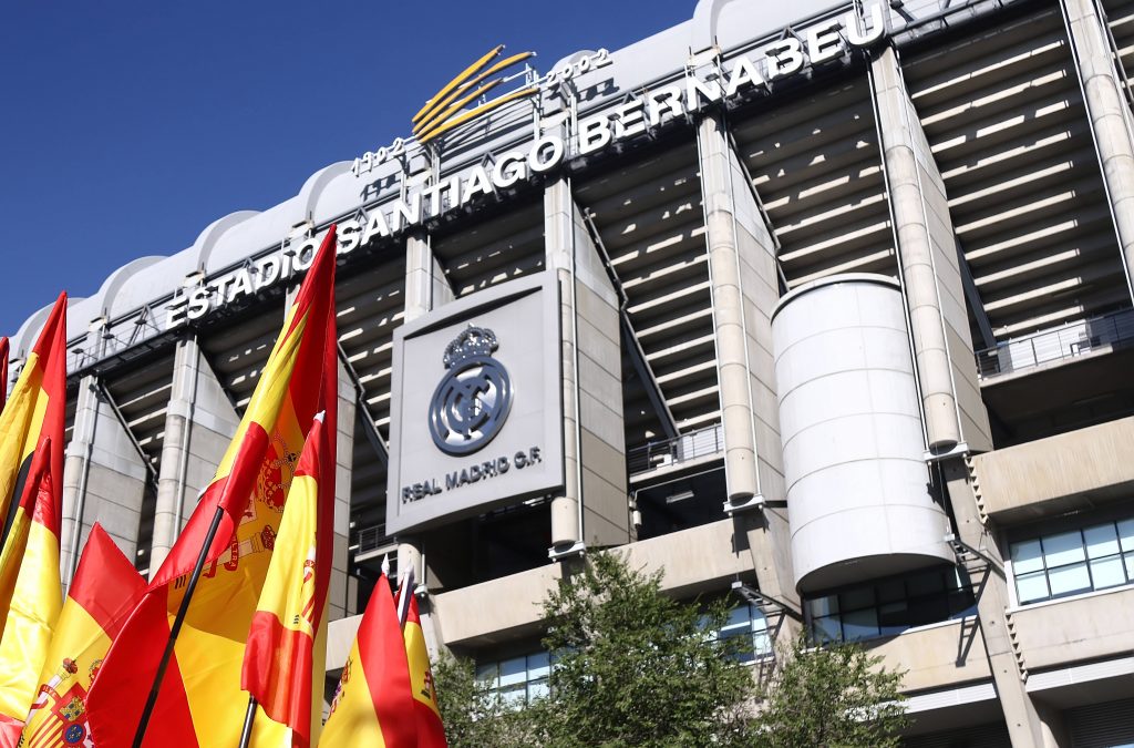 Das modernisierte Santiago Bernabéu – Madrids Fußballtempel und Gastgeber des ersten NFL Regular Season Games in Spanien.