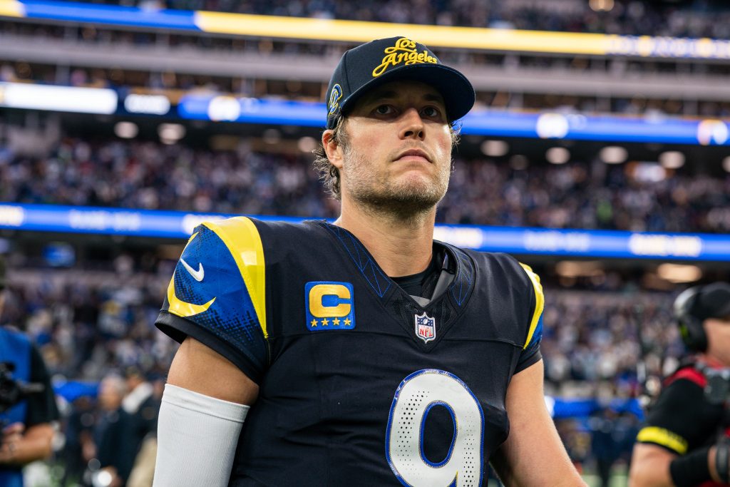 Matthew Stafford #9 (Los Angeles Rams) liefert in seinem 17. NFL-Jahr eine Leistung ab, die ihn zum klaren NFL MVP 2025 Favoriten macht.