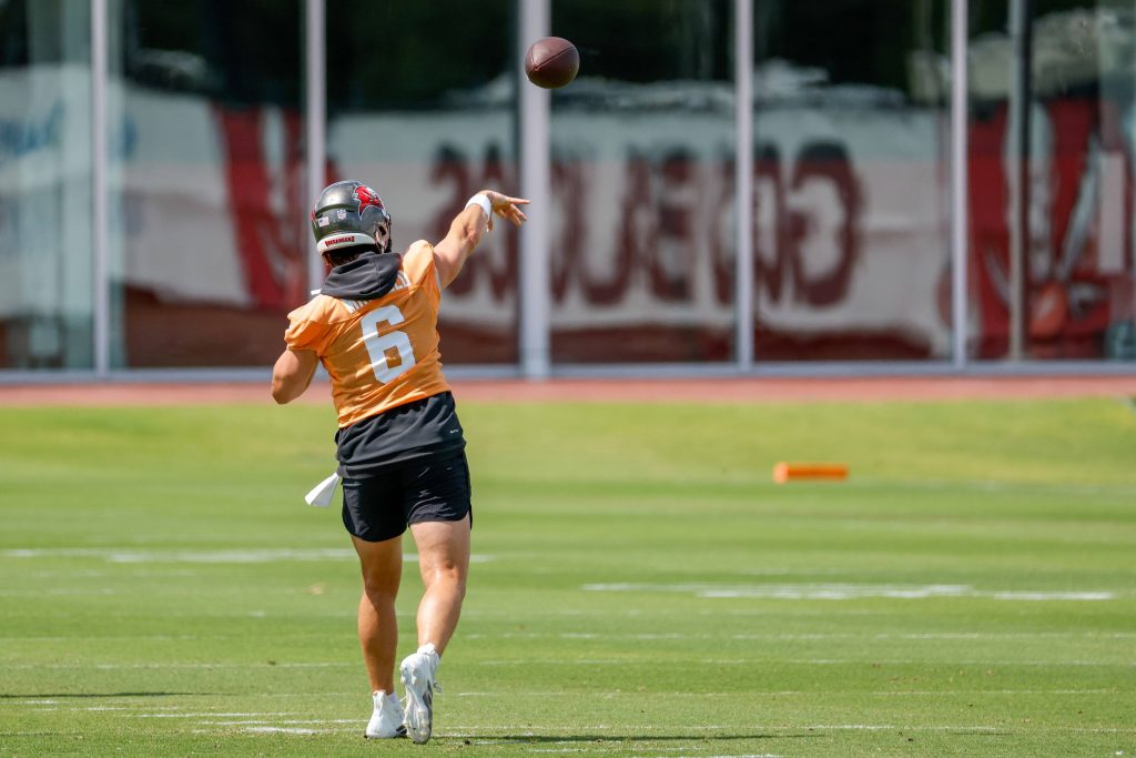 Endlich angekommen: Baker Mayfield bei den Tampa Bay Buccaneers