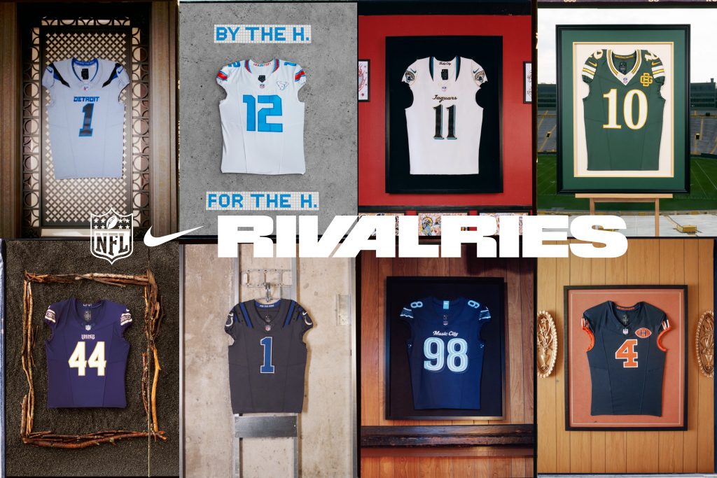 Die acht neuen Rivalries-Jerseys für die NFC North und AFC South im Überblick | Quelle: NFL / Nike