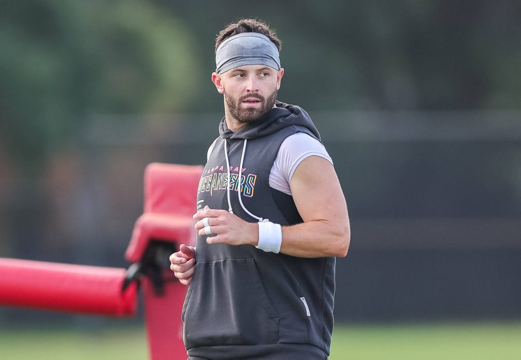 Noch trägt er das Bucs-Trikot: Doch wie lange bleibt Baker Mayfield in Tampa Bay?