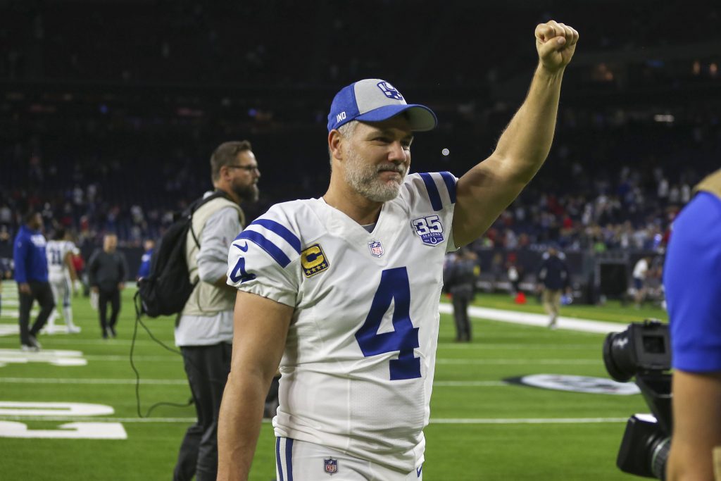 Adam Vinatieri im Trikot der Indianapolis Colts – auch bei seiner zweiten Station blieb er der zuverlässigste Clutch-Kicker der Liga.