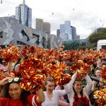 Down Under in Rot: 49ers-Fans wollen Melbourne erobern