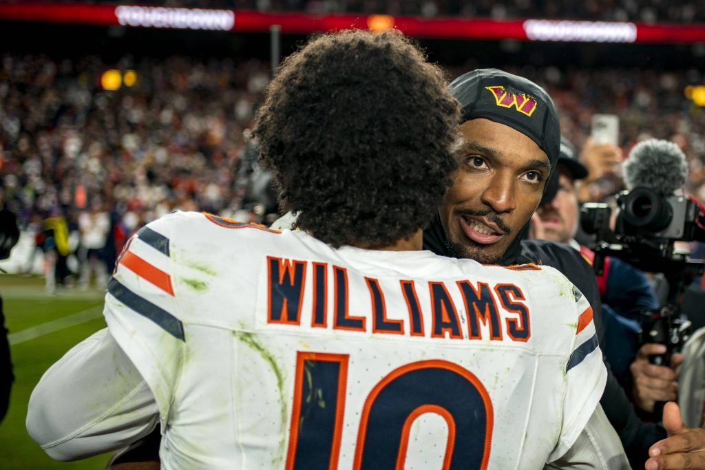 Respekt unter den Nummer-1- und Nummer-2-Picks: Daniels und Williams nach ihrem ersten direkten Aufeinandertreffen.