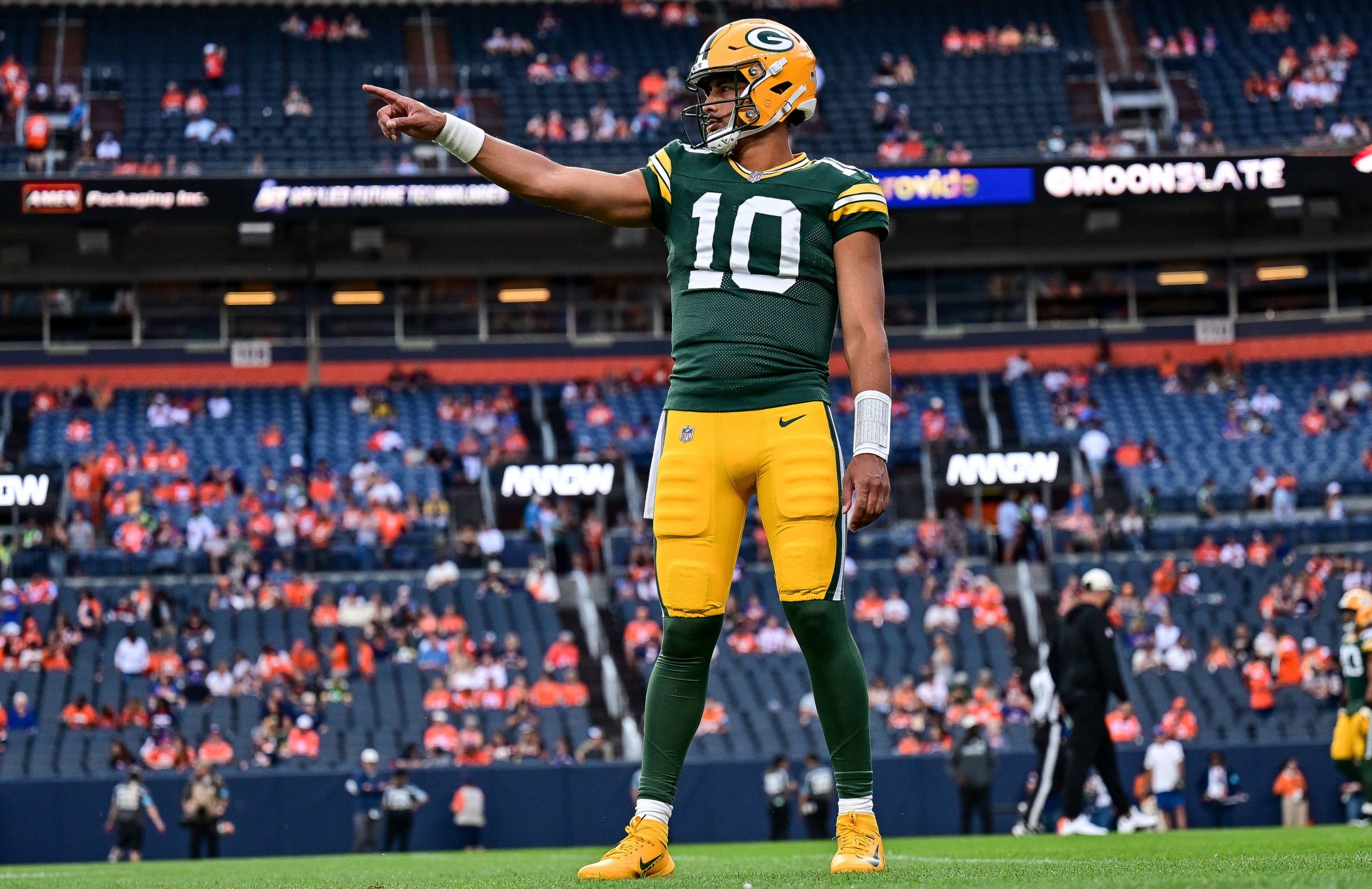 Jordan Love beim Vorbereitungsspiel der Green Bay Packers | Quelle:
