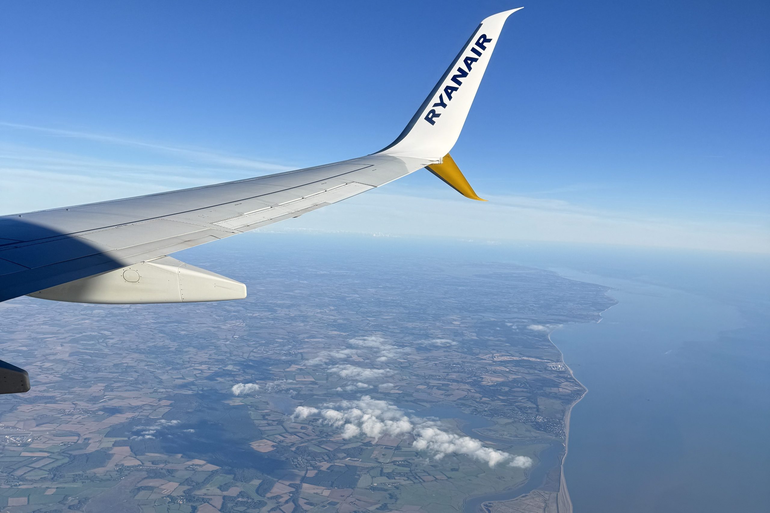 Über den Wolken mit Ryanair