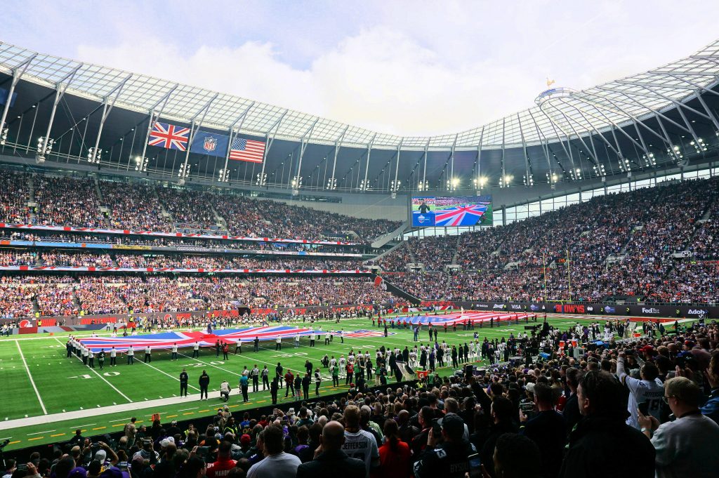 Der von der NFL mitfinanzierte Stadiontempel in Tottenham (London).