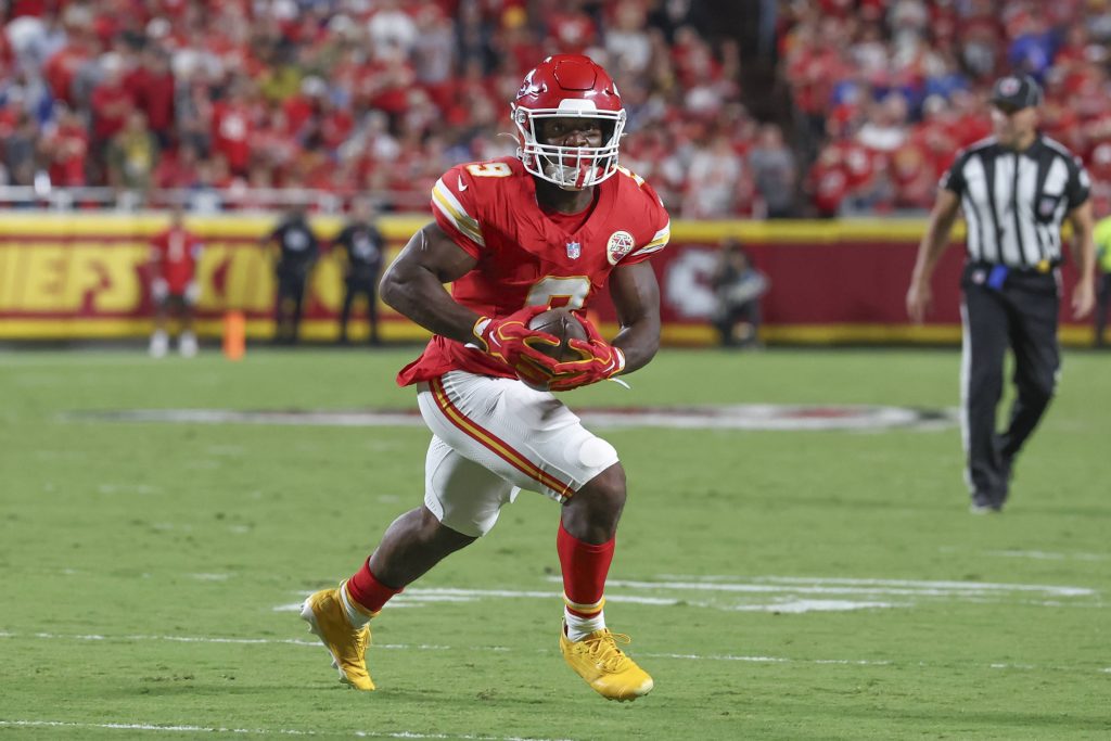 NFL Week 6: Kenneth Walker III (#9) hat das Run Game der Kansas City Chiefs komplett neu belebt – gegen die Chargers wartet der nächste Test. | Quelle: