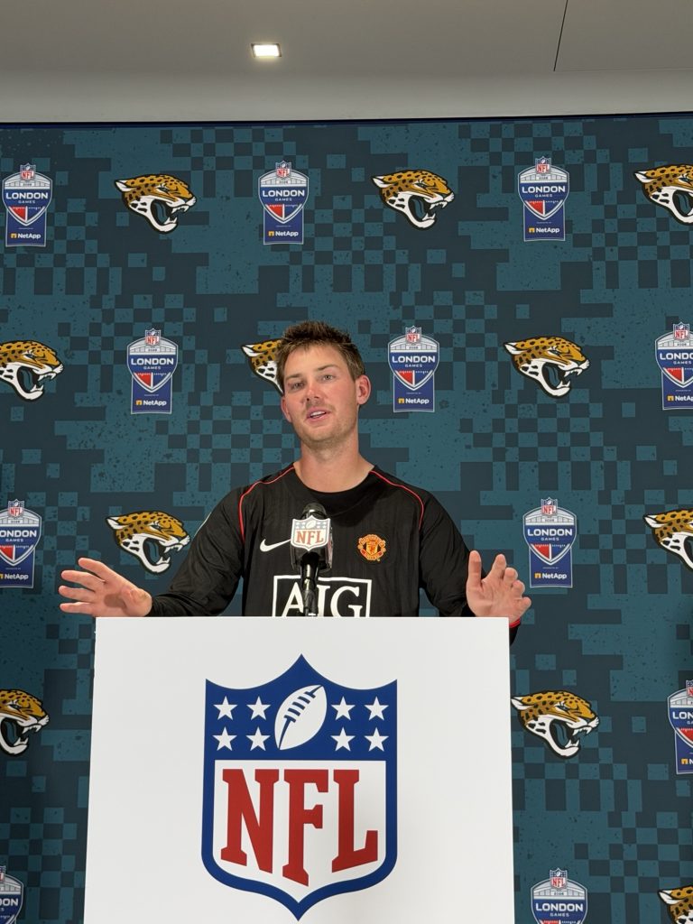 img 3527 Jaguars 19, Eagles 17: Mein Reisebericht vom NFL London Game 2026 in Tottenham – mit Old Trafford, Eagles-Fans und den Pressekonferenz-Statements.